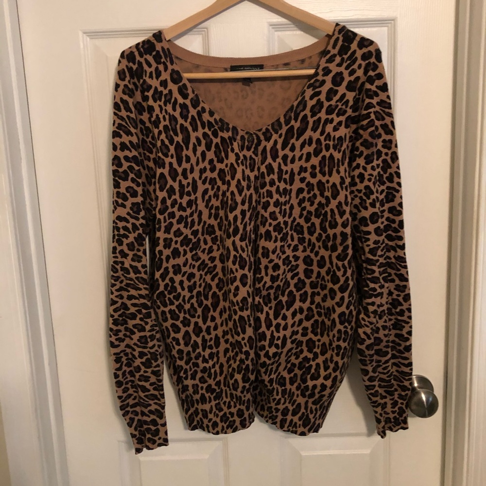 Leopard cardigan Lane Bryant